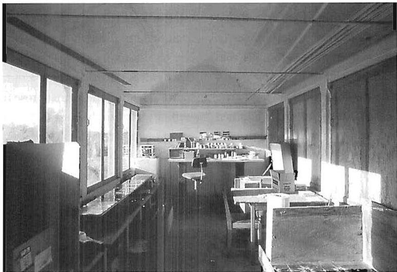 The tile shop in our offices and workshop complex in Martinez, 1989