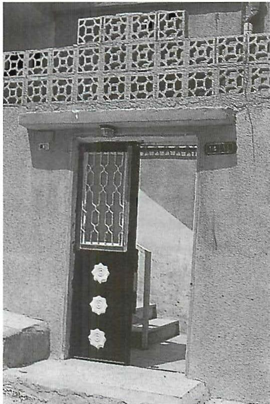 Another family's doorway from East Wahut, Jordan.