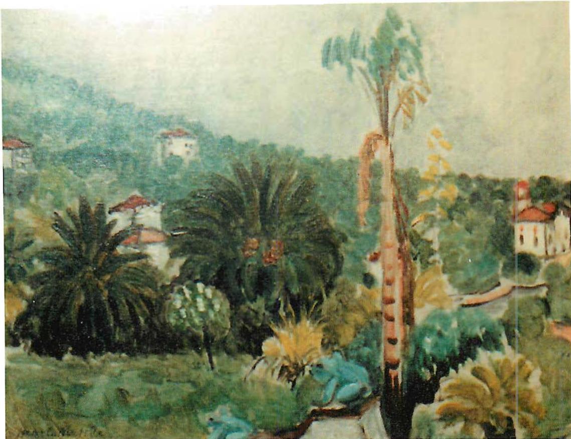 Heari Matisse. Park in the Rain. Nice, 1918