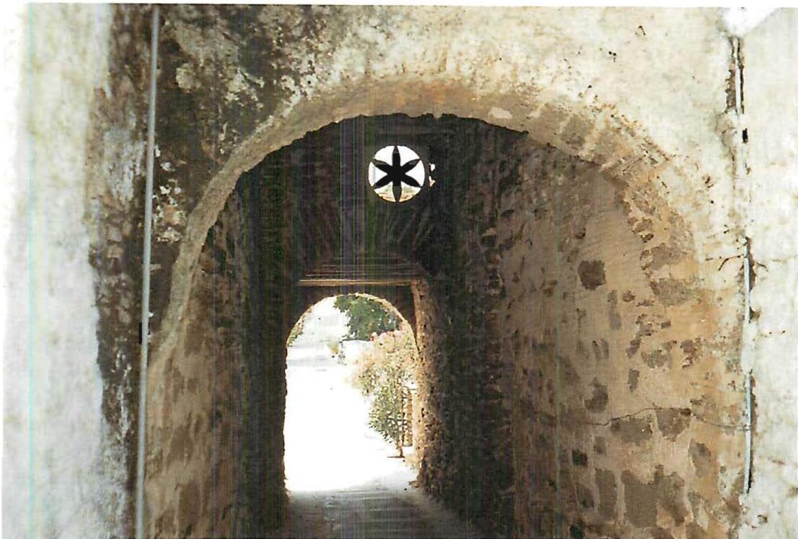 A tunnel on the island of Tinos, Cyclodes, although nearly rudimentary, shows profoundly what it means for people to make something ordinary, with their own hands, in which the I is present, visible, felt.