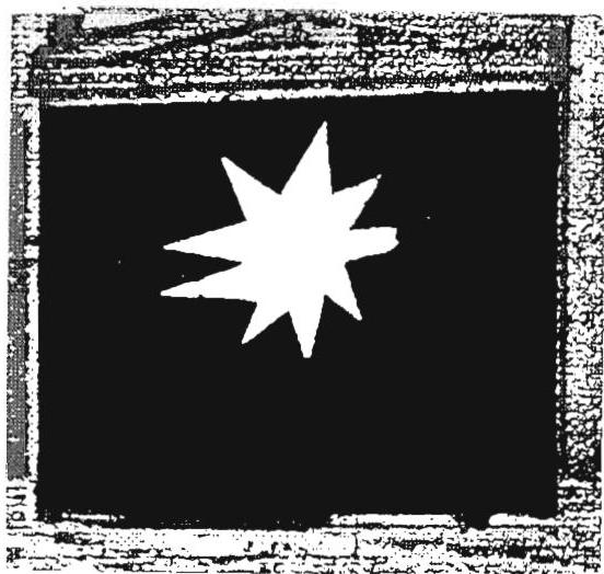 The giant star as cut by hand