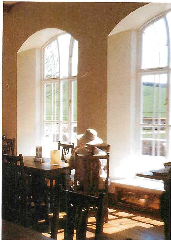 A being-quality finally appears in the windows themselves.