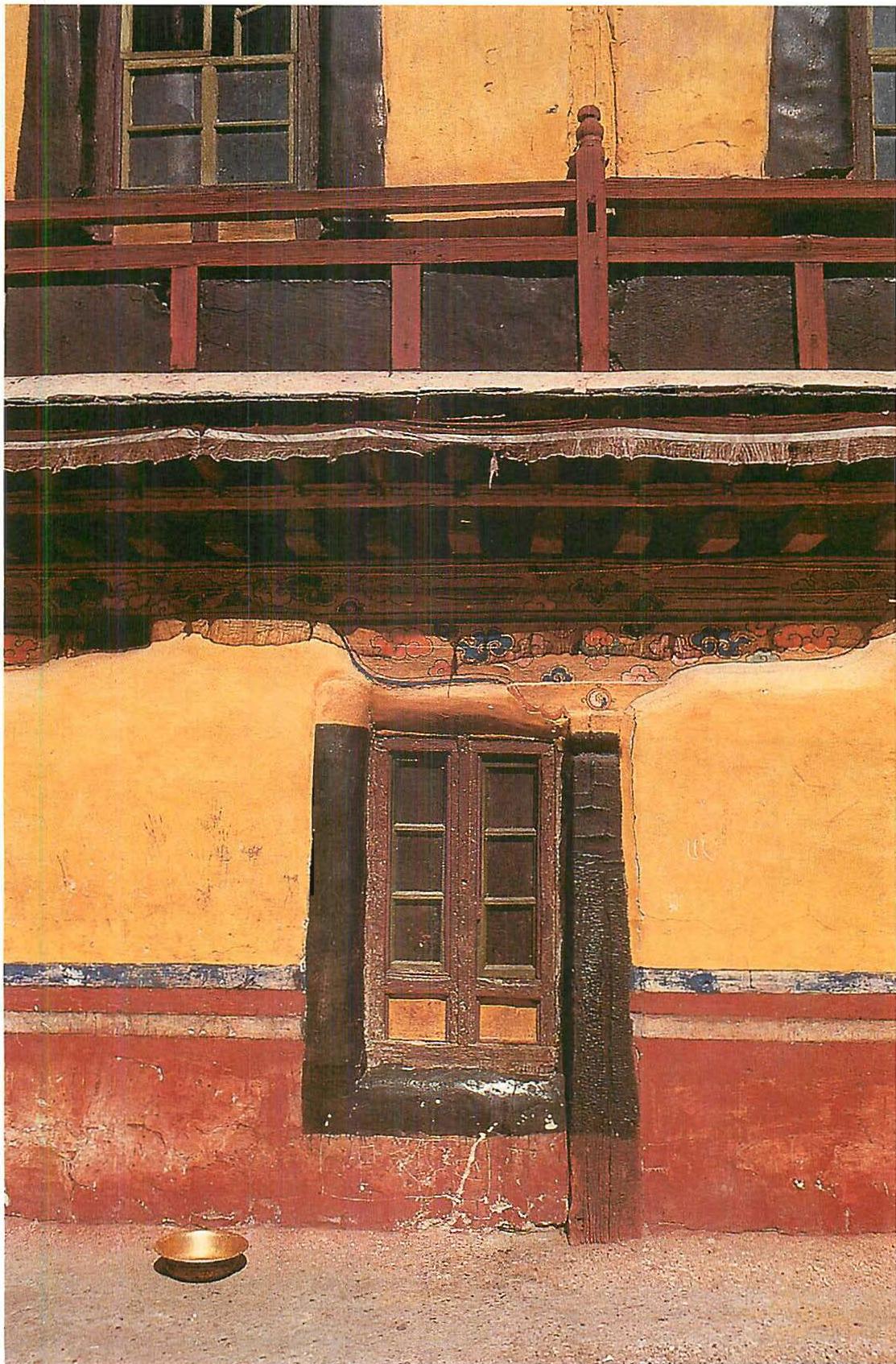 Dazzling inner light in painted walls: Drepung Monastery, Tibet