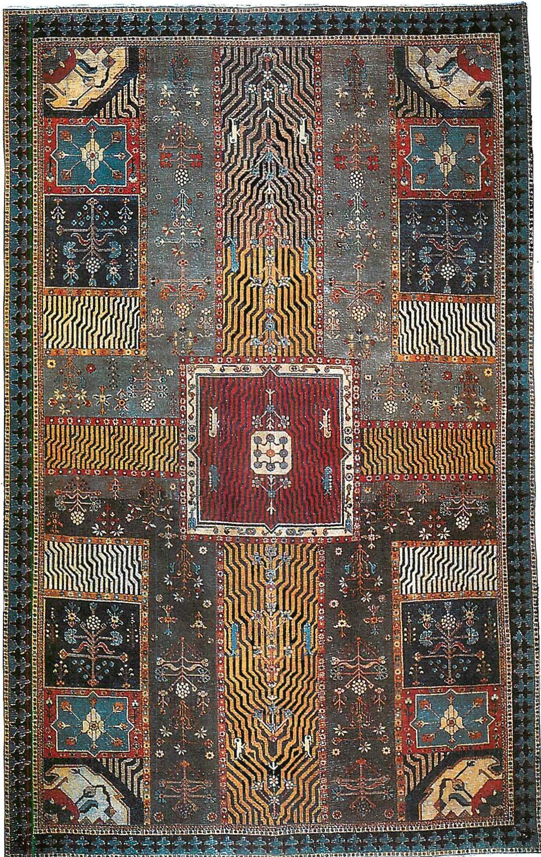 Persian garden carpet. 17th century