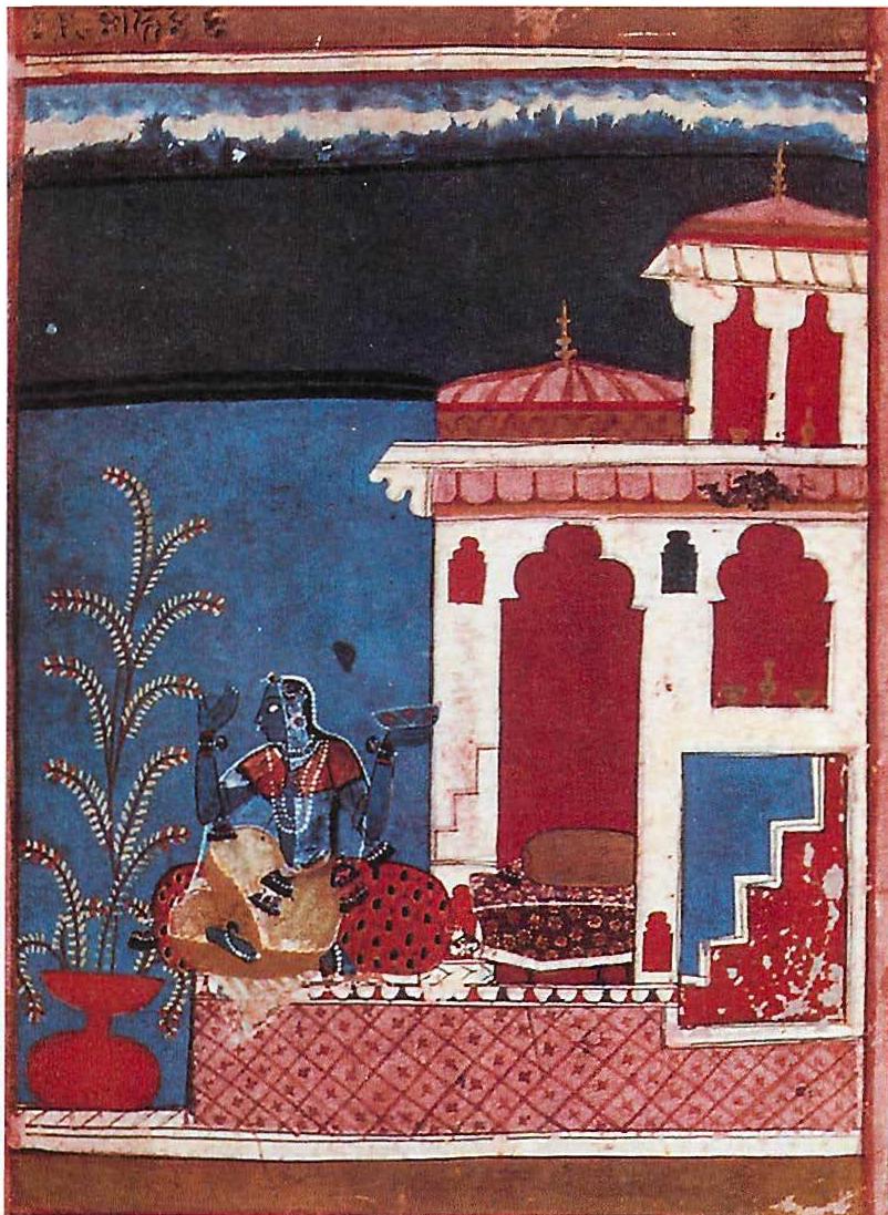 Indian miniature in which the color pairs work very well
