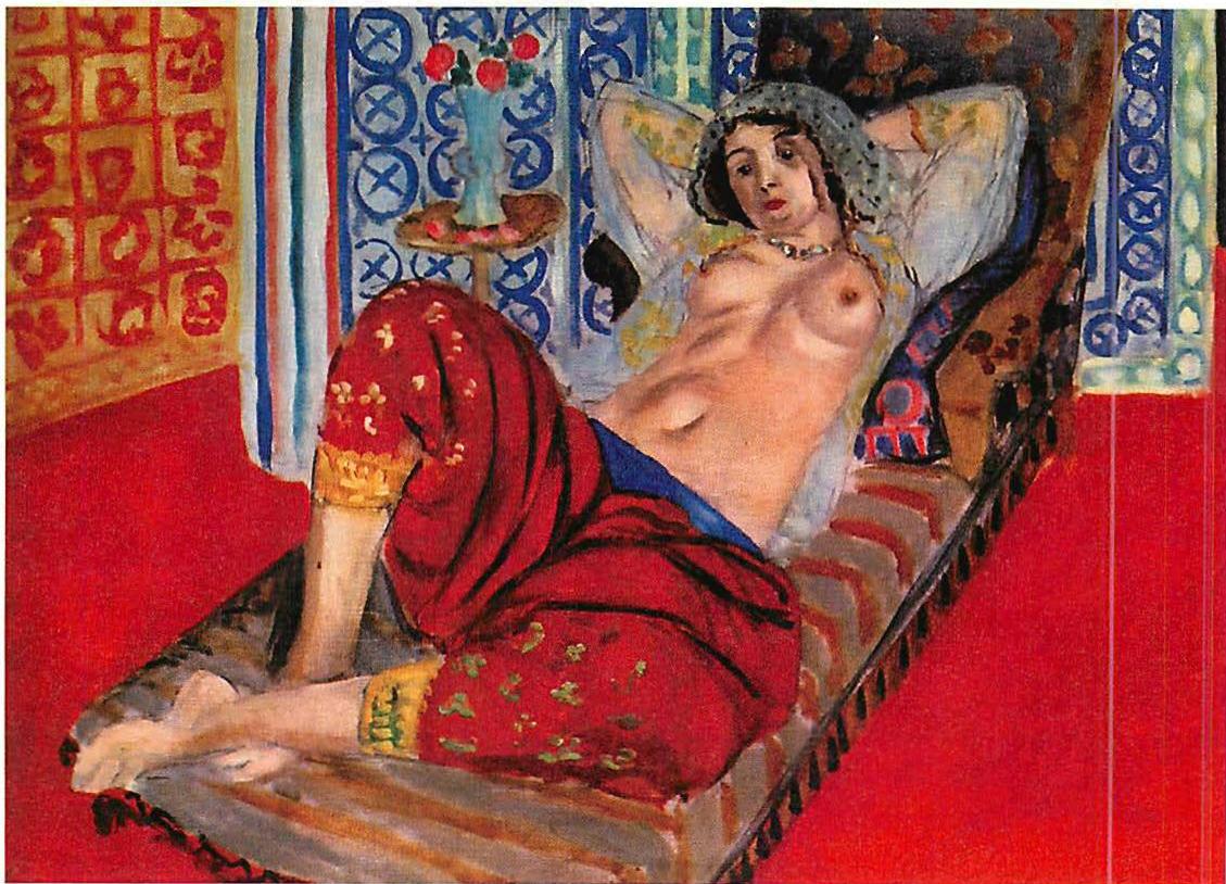 Henri Matisse, Odalisque in Red Trousers