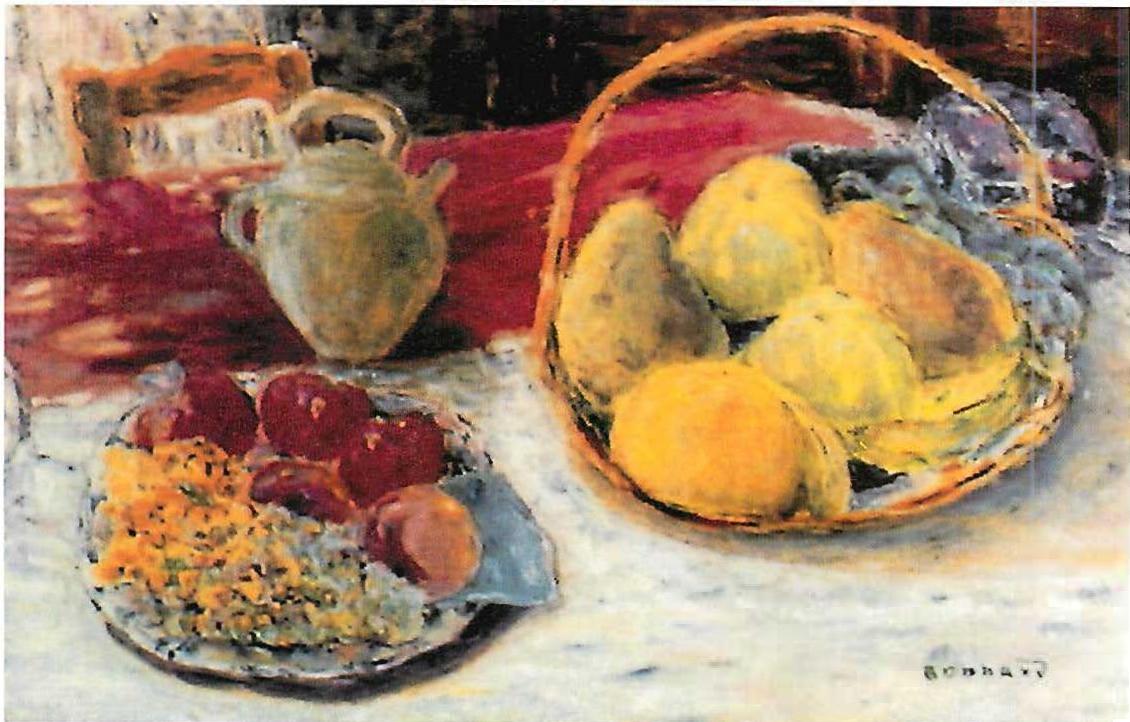 Pierre Bonnard, Nature Morte aux Fruits dan le Soleil, 1931