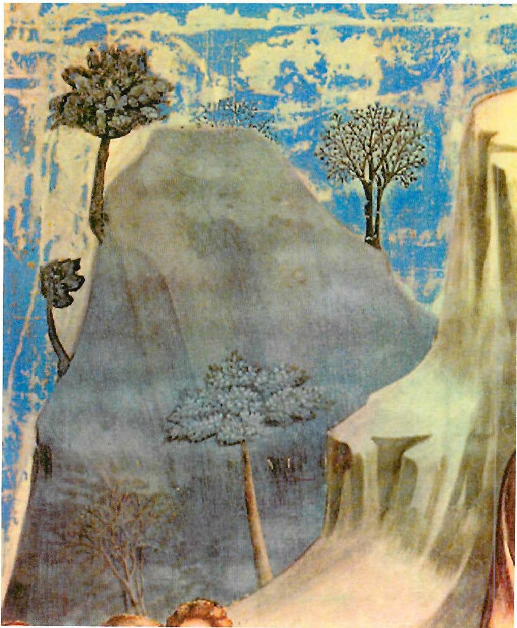 Giotto. Flight into Egypt, detail