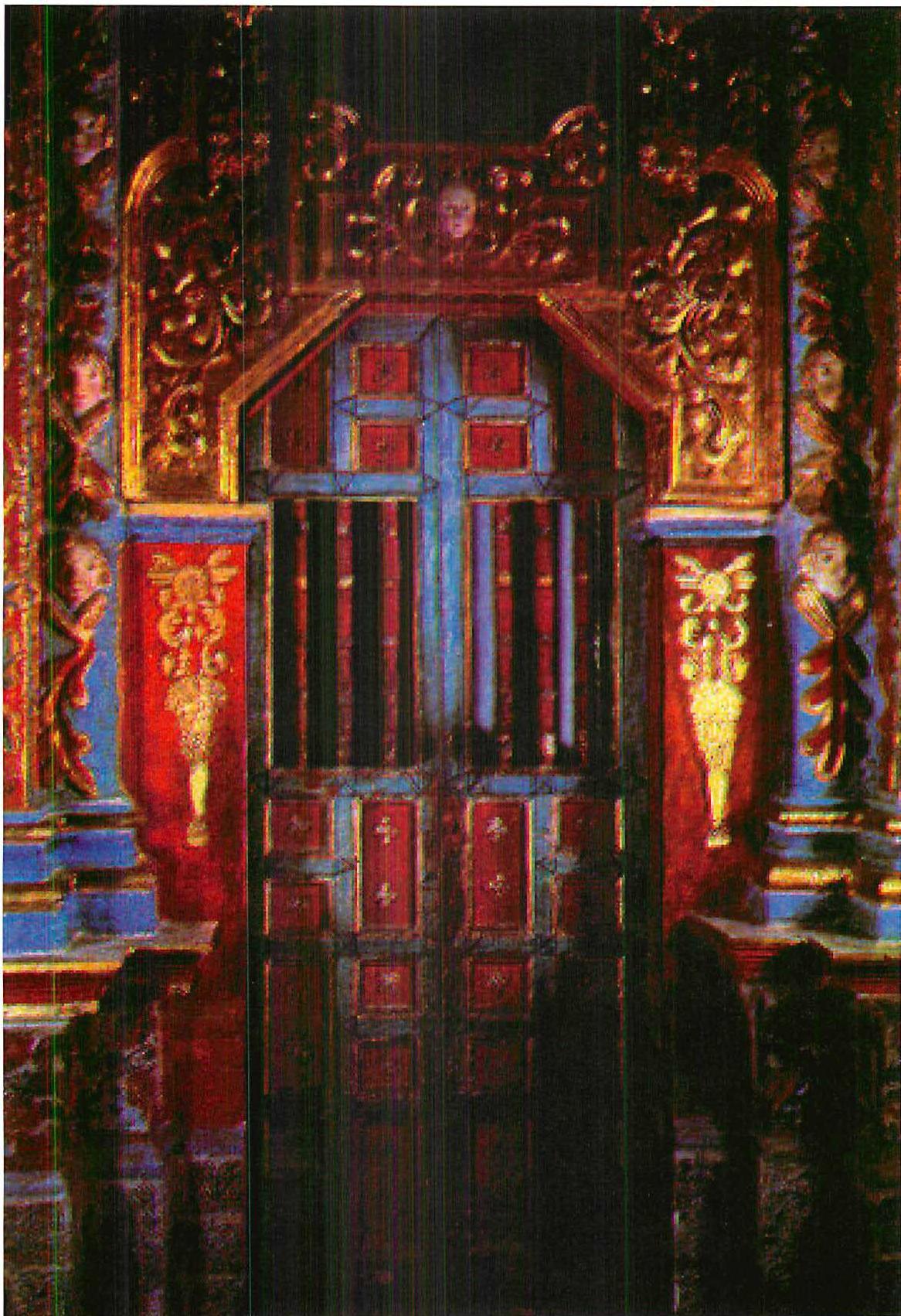 Church in Tepotzotlan, painted by indigenous Mexican Indians.