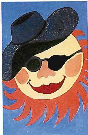 San Man: Horrible in its geometric organization! No matter what you do, the color cannot be beautiful